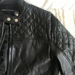 Leather Moto Jacket